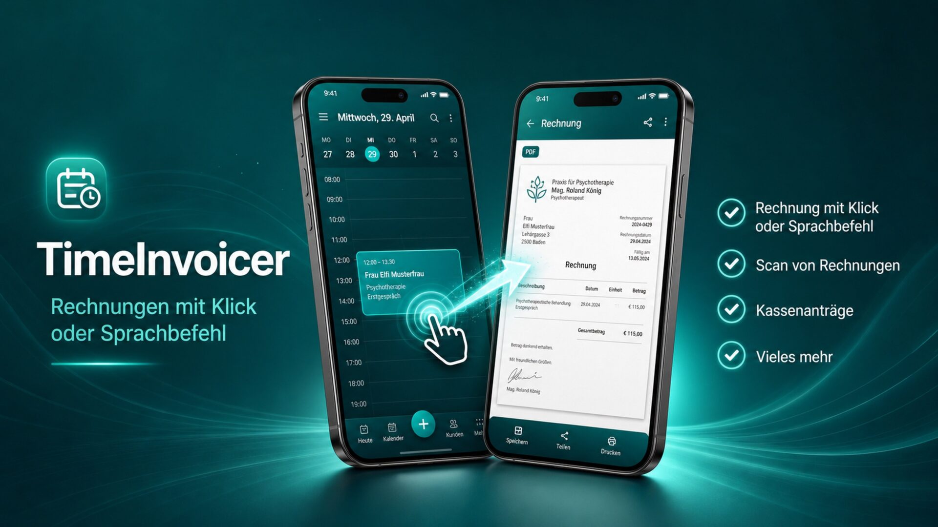 TimeInvoicer Praxissoftware